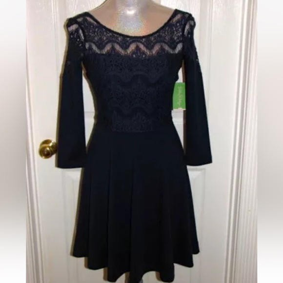 NWT 228.00 LILLY PULITZER REMMY DRESS TRUE NAVY  XS,M,L - Picture 7 of 8